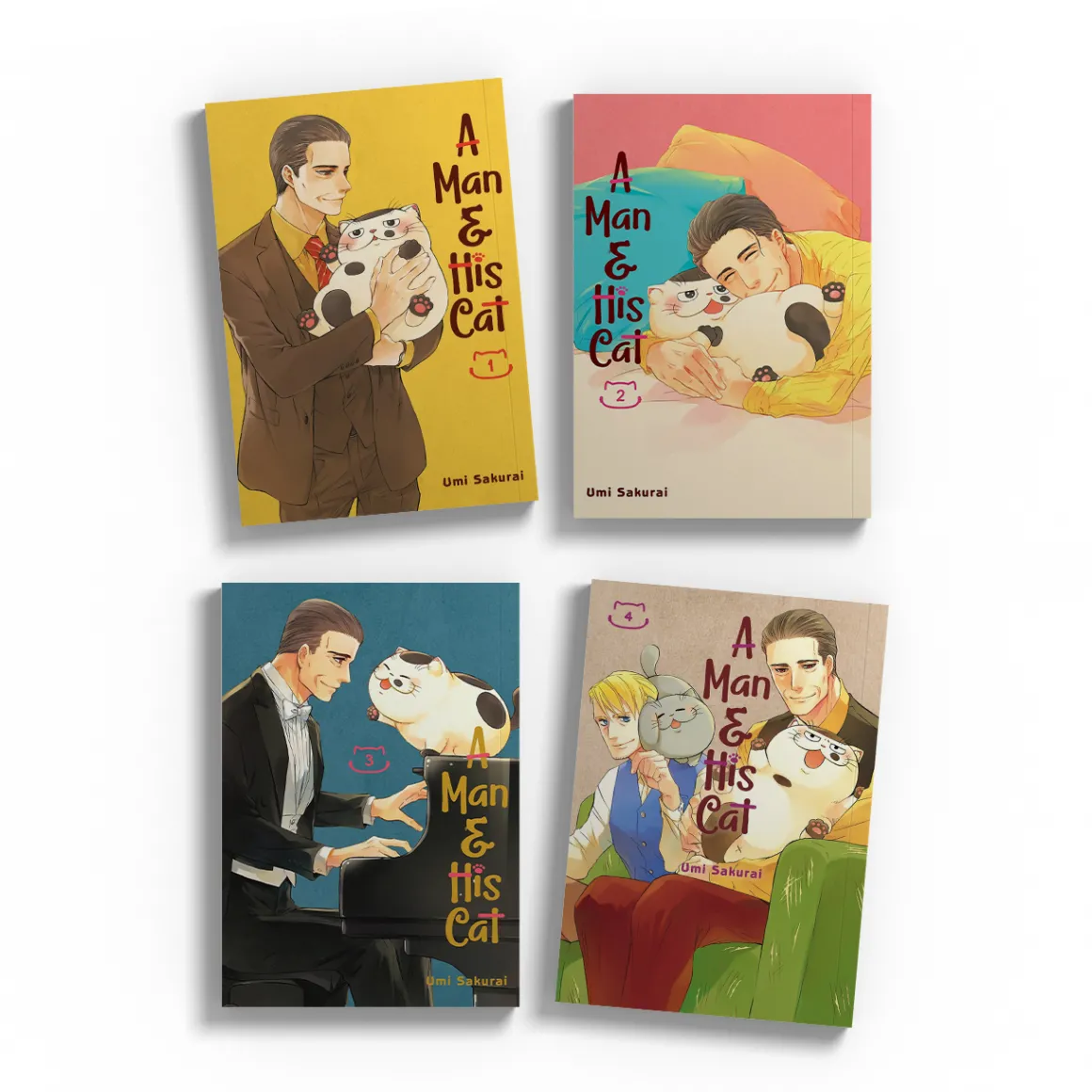 A Man and His Cat Manga (1-4) Bundle