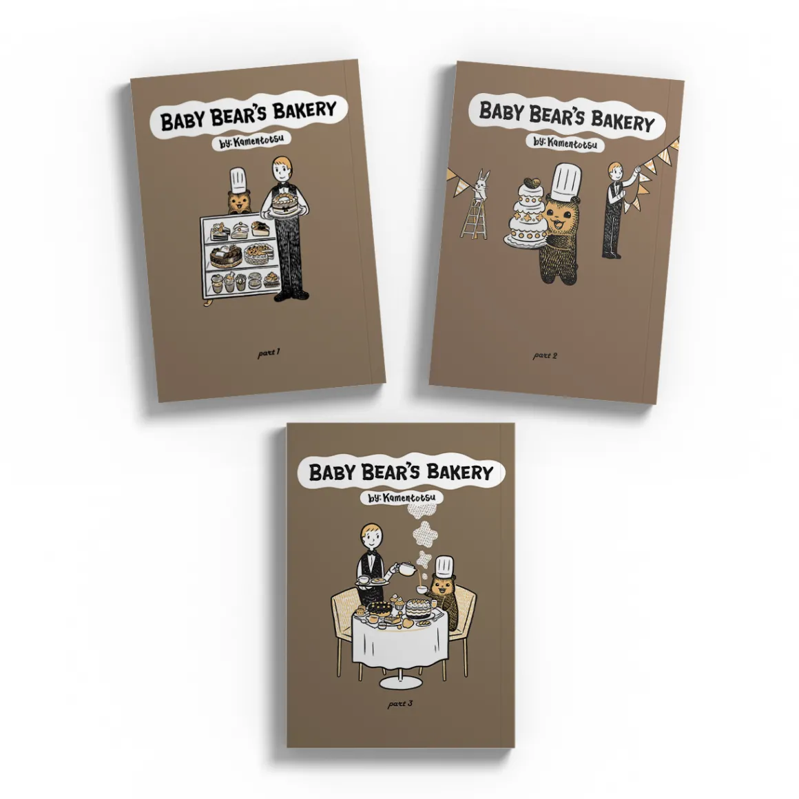 Baby Bear's Bakery Manga (1-3) Bundle