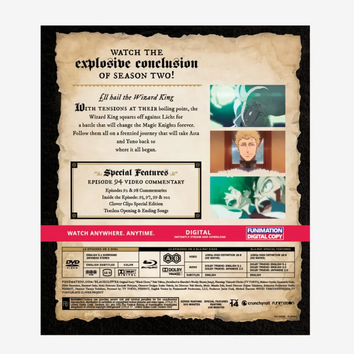 Black Clover - Season 2 Part 5 - Blu-ray + DVD