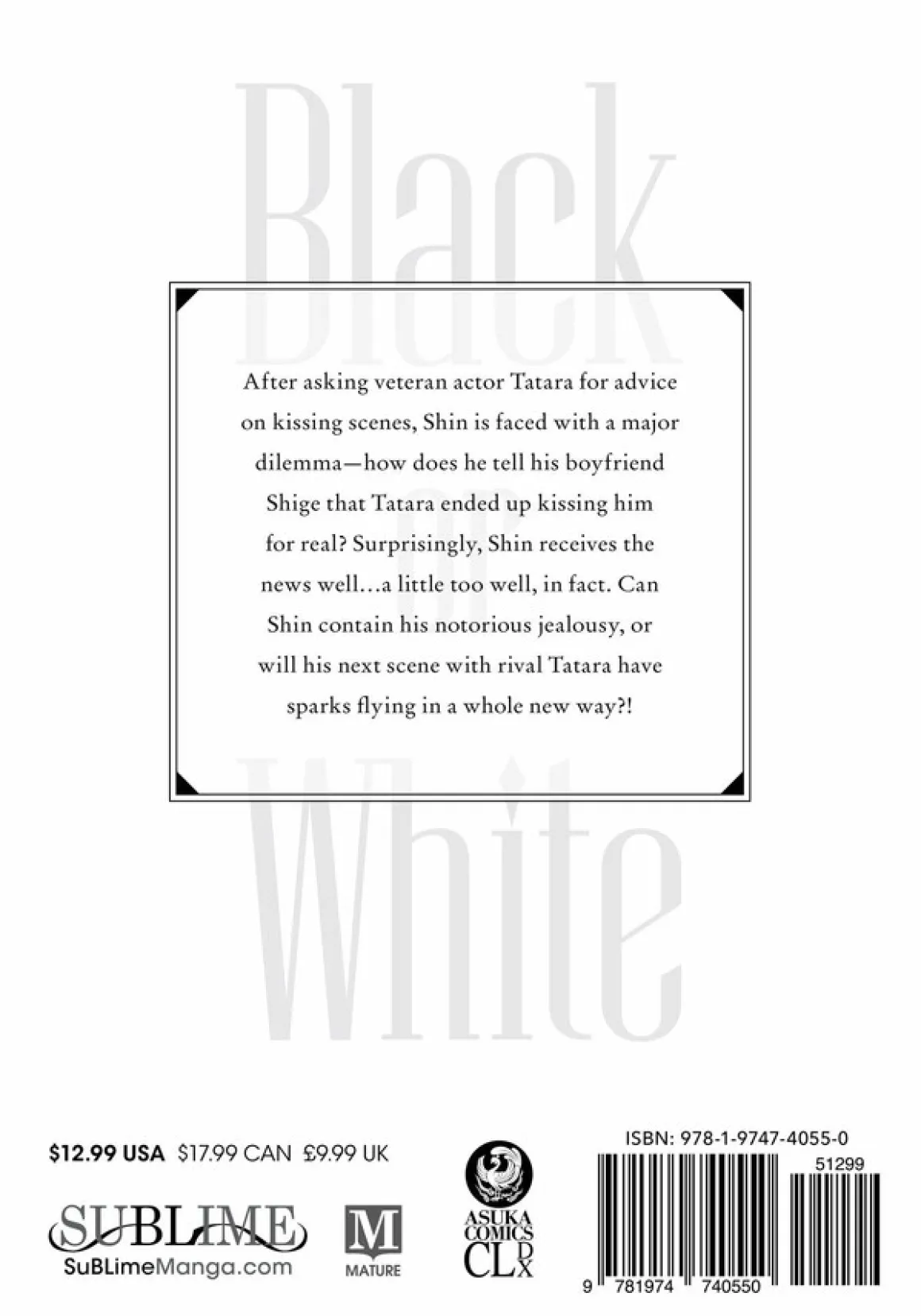 Black or White Manga Volume 7