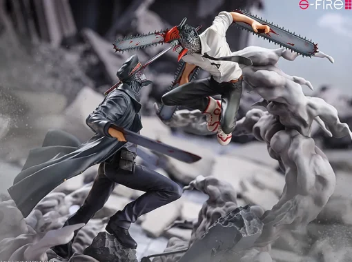 Chainsaw Man - Chainsaw Man vs Samurai Sword Super Situation Figure Set