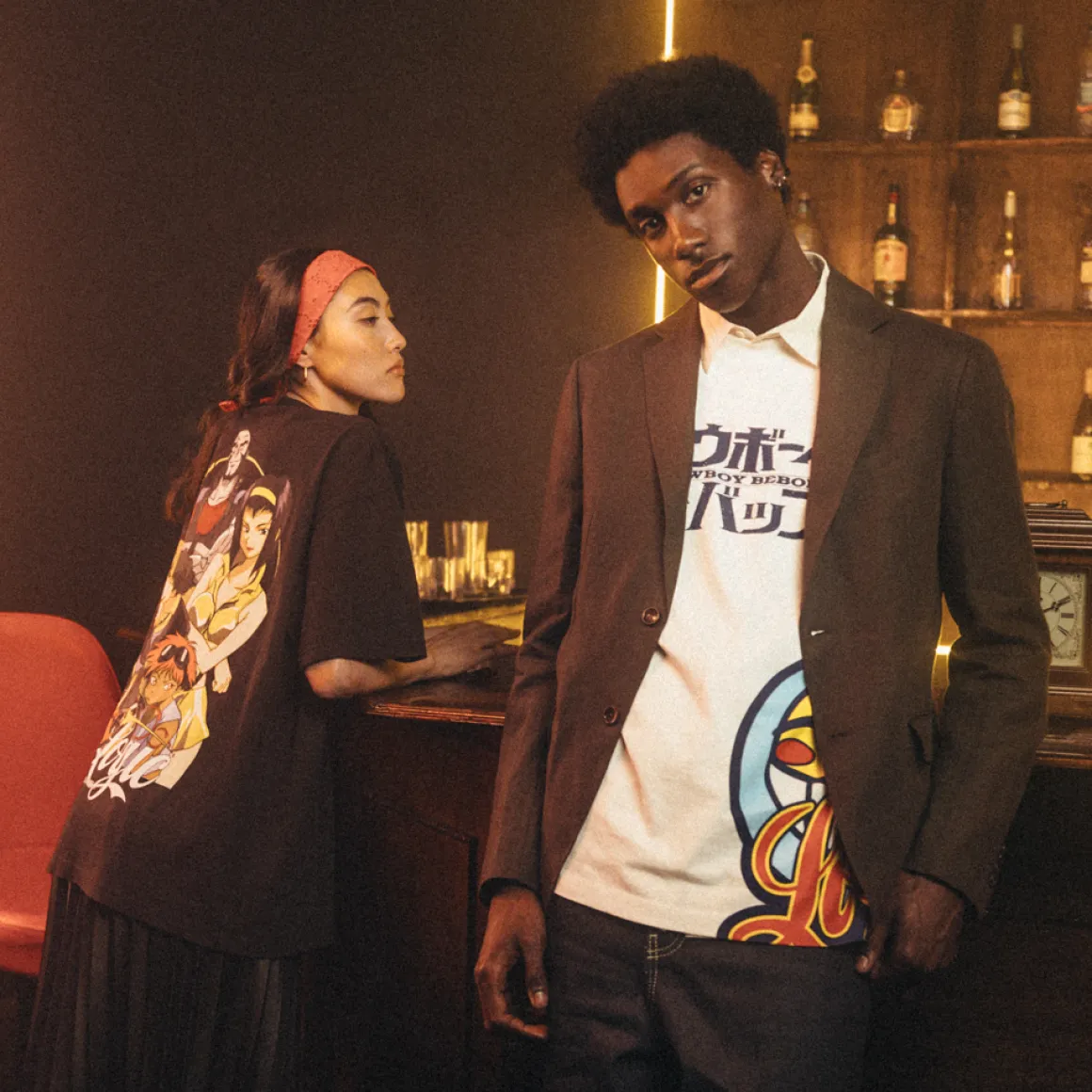 Crunchyroll x Logic x Cowboy Bebop - Logic and Radical Ed Smiley T-shirt - Crunchyroll Exclusive