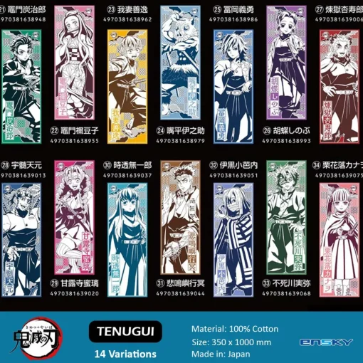 Demon Slayer - Zenitsu Agatsuma Tenugui Cloth