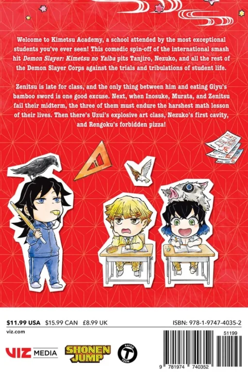Demon Slayer: Kimetsu Academy Manga Volume 1