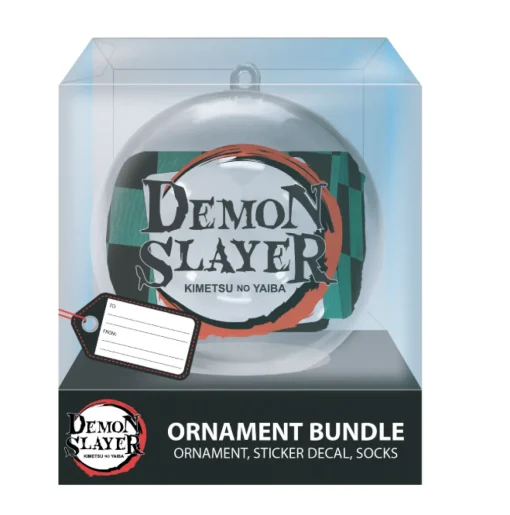 Demon Slayer: Kimetsu No Yaiba - Ornament and Sock Holiday Bundle