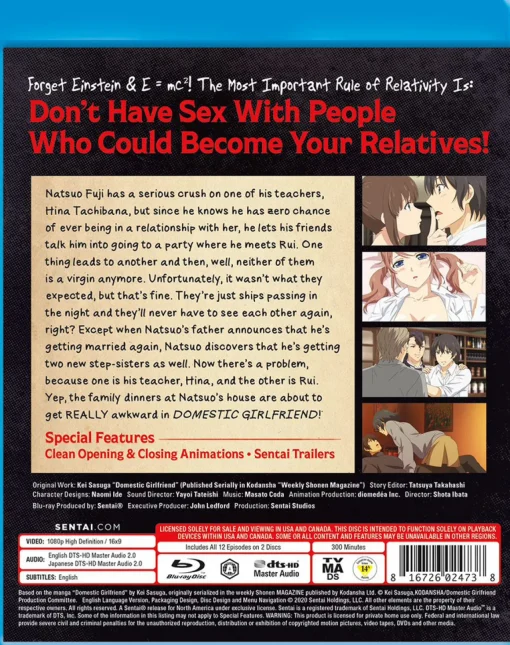 Domestic Girlfriend Blu-ray