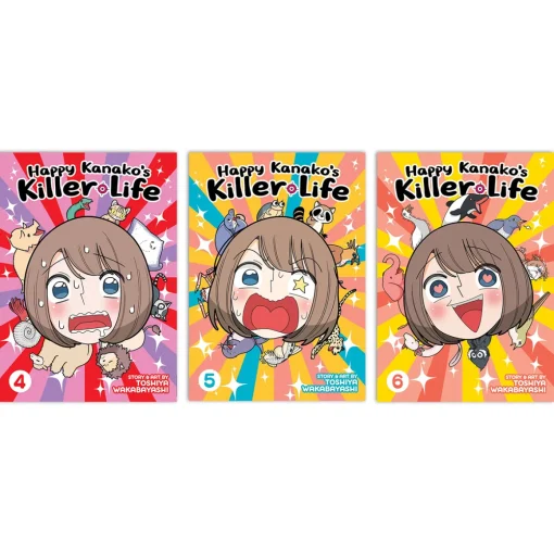Happy Kanakos Killer Life Manga (4-6) Bundle