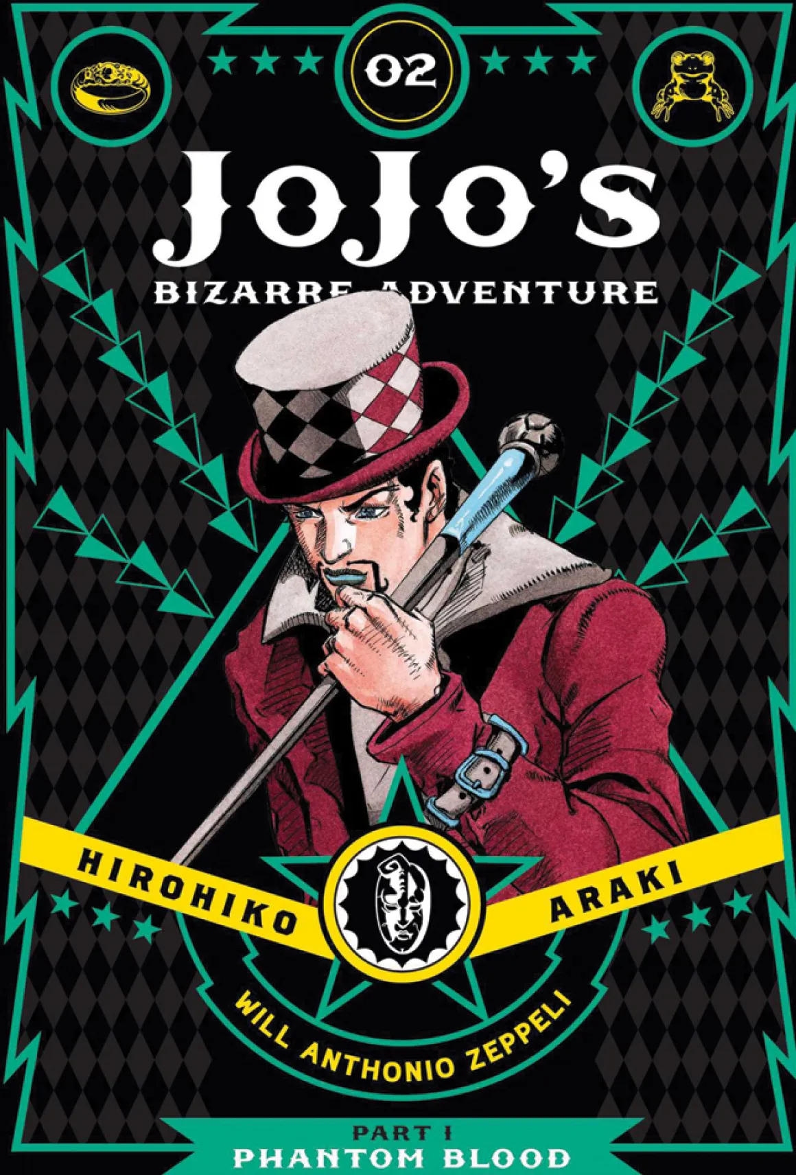 JoJo's Bizarre Adventure Part 1: Phantom Blood Manga Volume 2 (Hardcover)