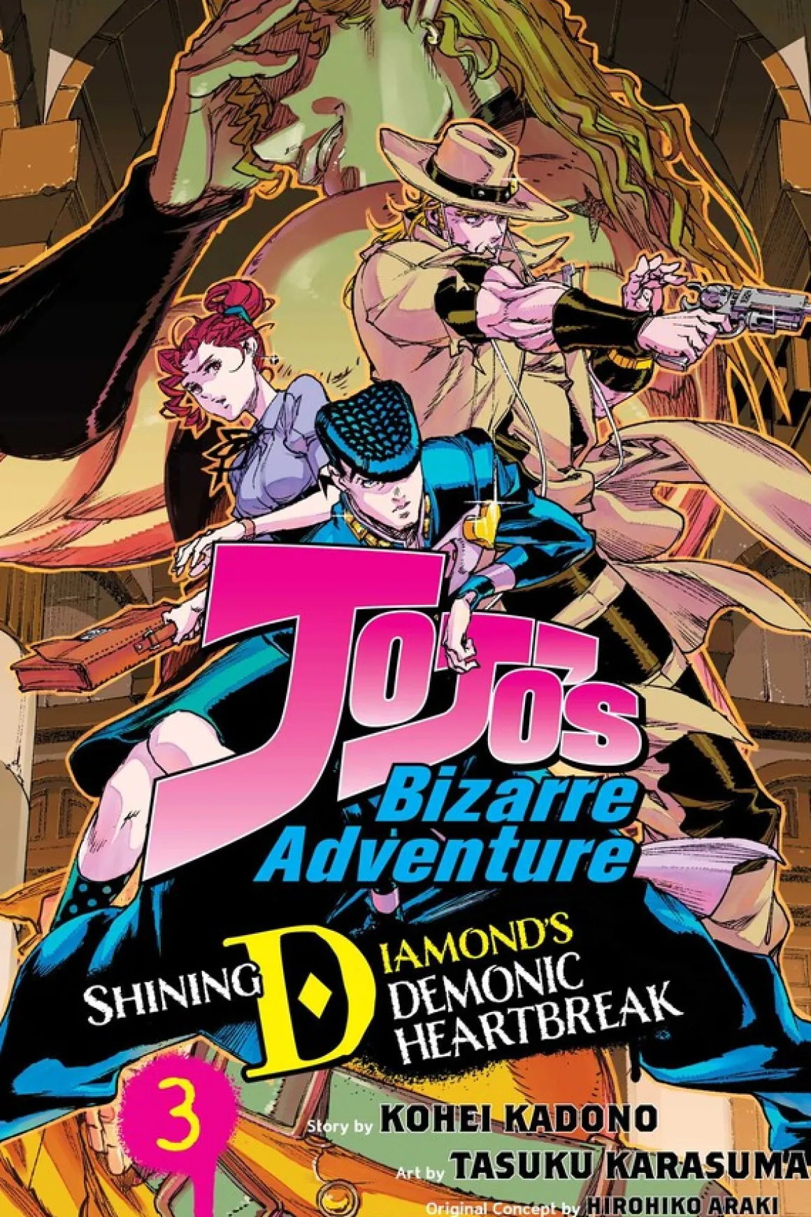 JoJo's Bizarre Adventure: Shining Diamond's Demonic Heartbreak Manga Volume 3