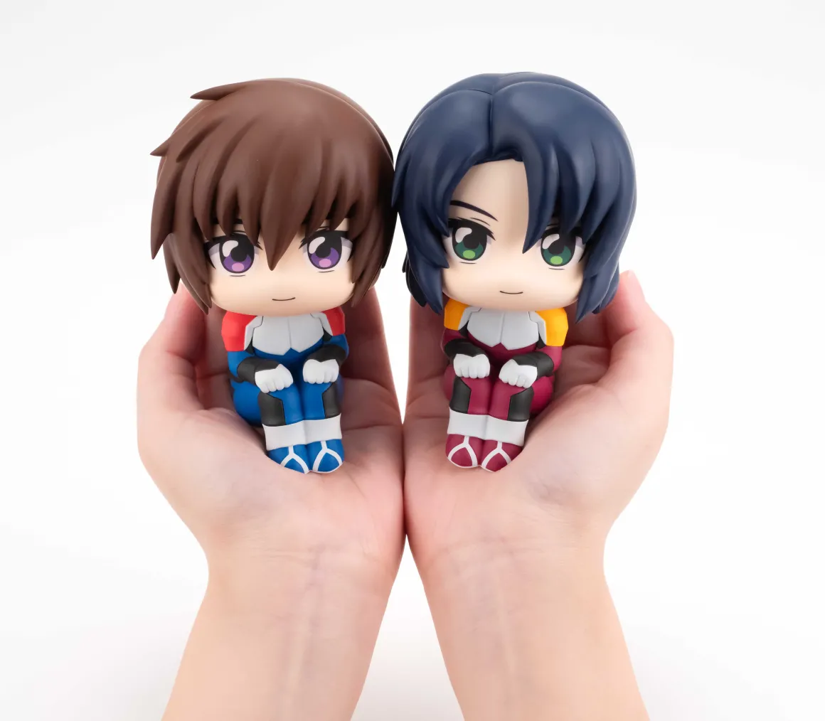 Mobile Suit Gundam SEED Freedom - Kira Yamato & Athrun Zala Look Up Figure Set (With Gift)