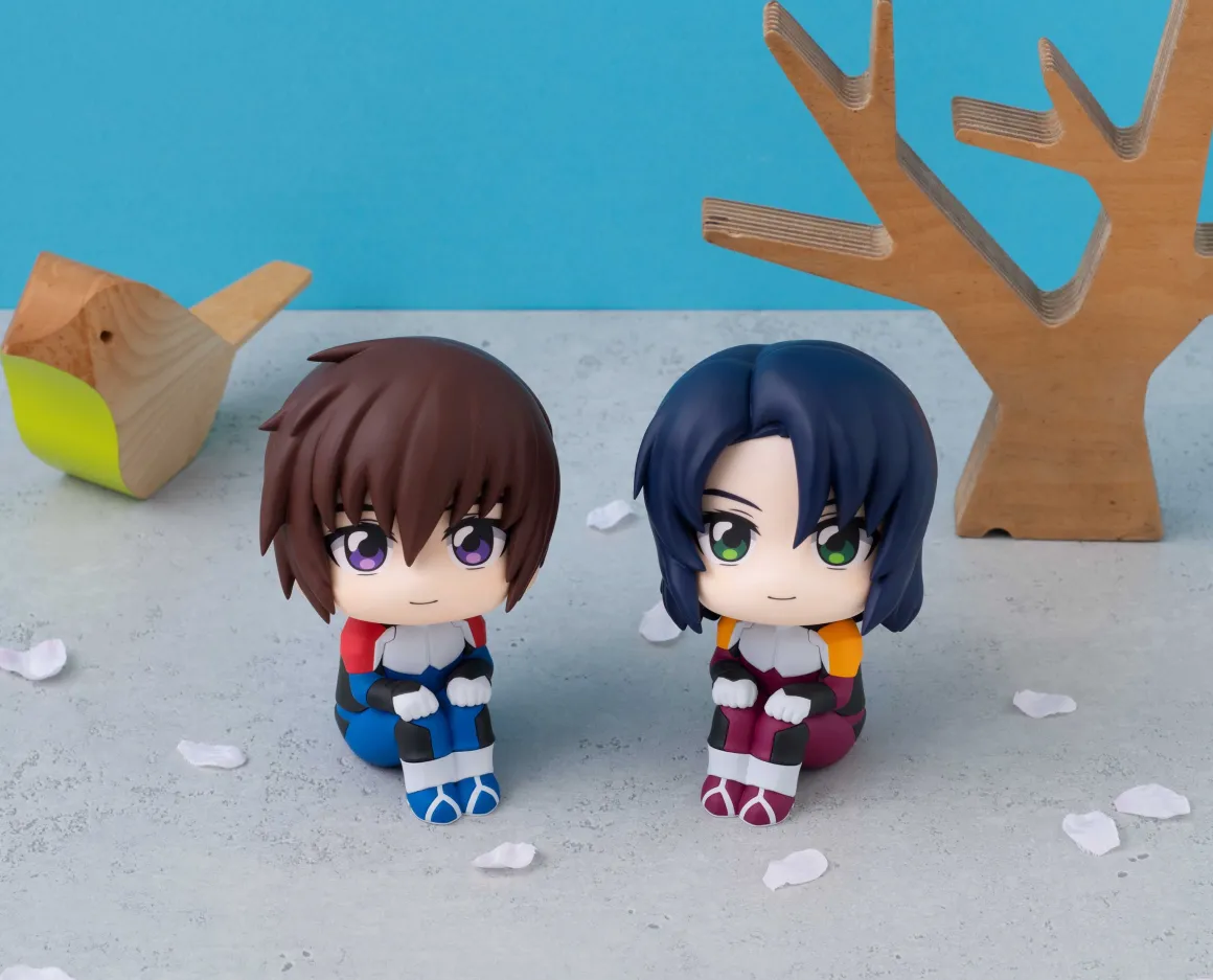 Mobile Suit Gundam SEED Freedom - Kira Yamato & Athrun Zala Look Up Figure Set (With Gift)