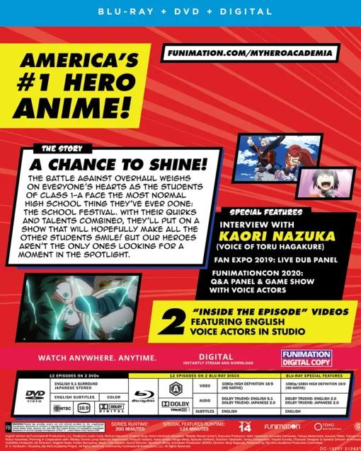 My Hero Academia - Season 4 Part 2 - Blu-ray + DVD