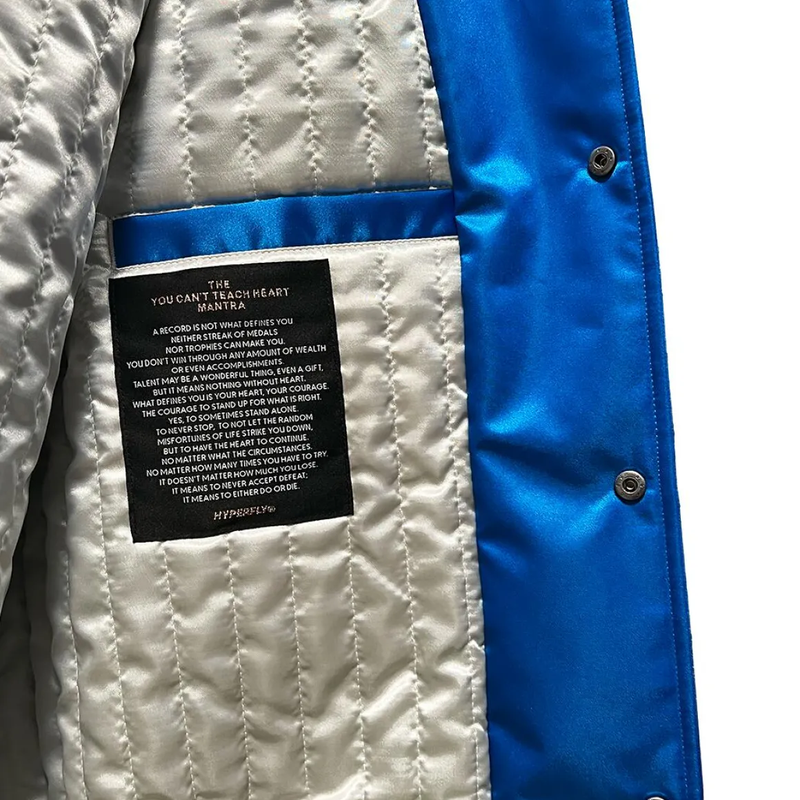 My Hero Academia x Hyperfly x NBA - All Might Golden State Warriors Satin Jacket