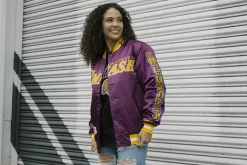 My Hero Academia x Hyperfly x NBA - All Might Los Angeles Satin Jacket