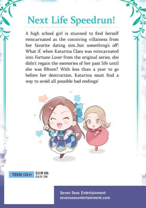 My Next Life as a Villainess Side Story: On the Verge of Doom! Manga Volume 1