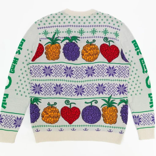One Piece - Devil Fruit Holiday Sweater - Crunchyroll Exclusive