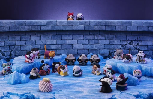 One Piece - Nyan Piece Mega Cat Project Blind Figure (Luffy & Paramount War of Marineford Ver.)