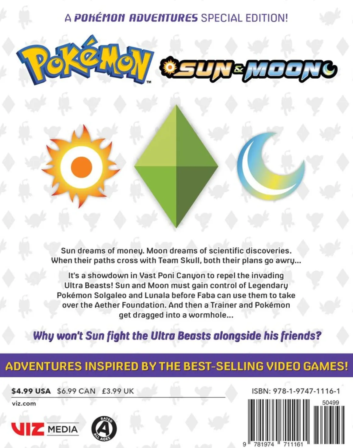 Pokemon Sun & Moon Manga Volume 8