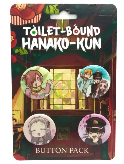 Toilet-bound Hanako-kun - Character Button Pin Set