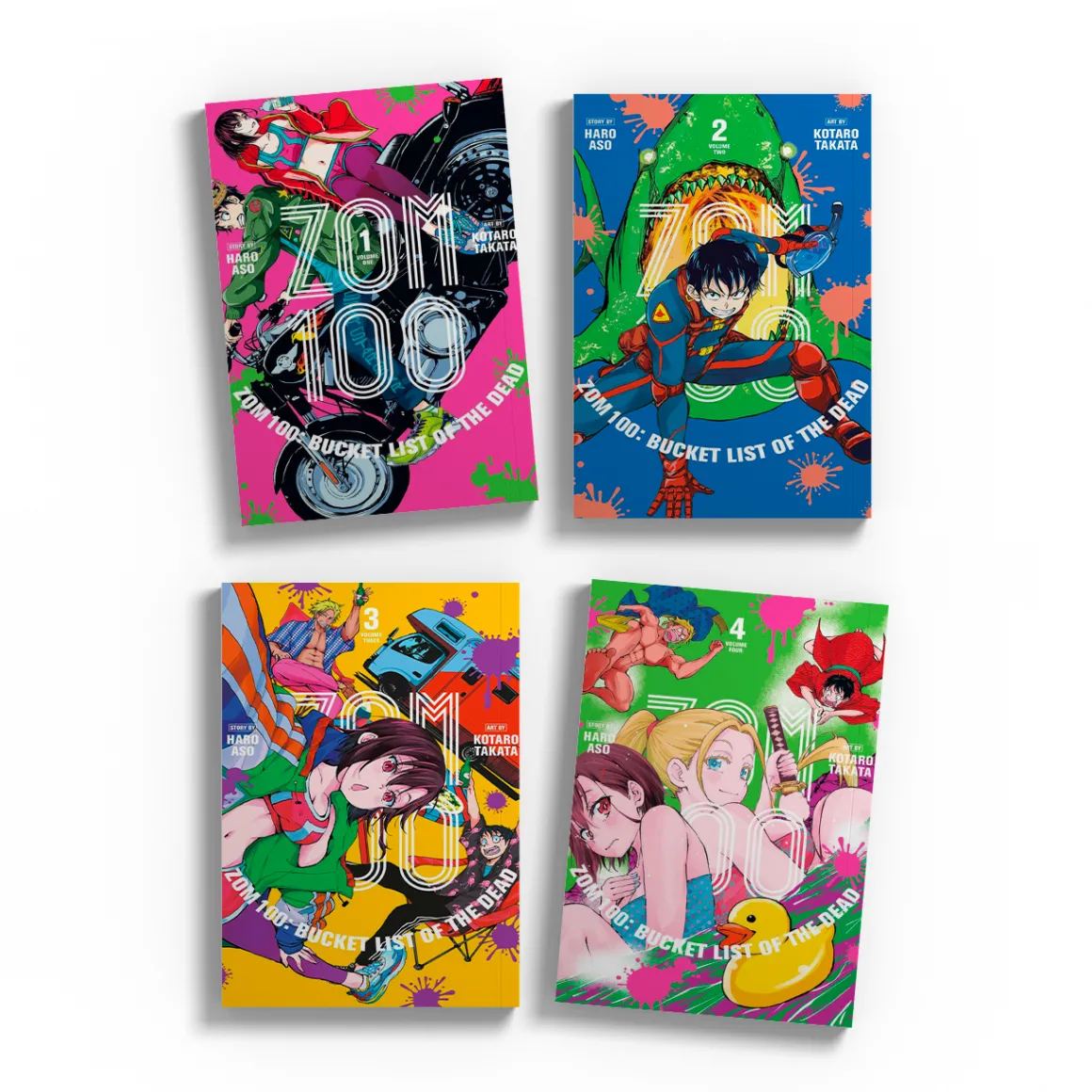 Zom 100 Bucket List of the Dead Manga (1-4) Bundle